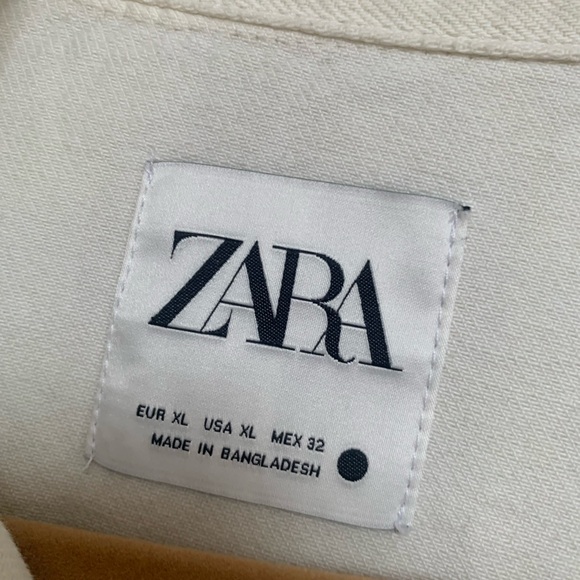 Zara White Button-Up jacket - Picture 2 of 7